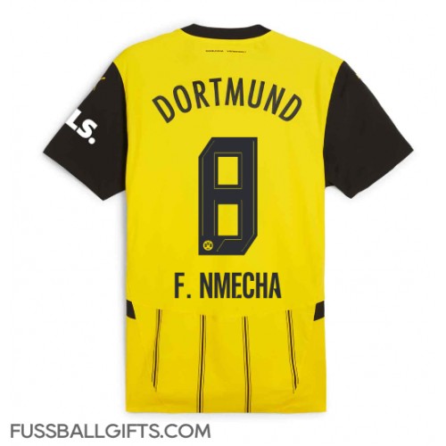 Borussia Dortmund Felix Nmecha #8 Fußballbekleidung Heimtrikot 2024-25 Kurzarm